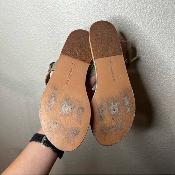 Ancient Greek Sandals Dinami Studded Leather Sandals in taupe 41 - Picture 6 of 8